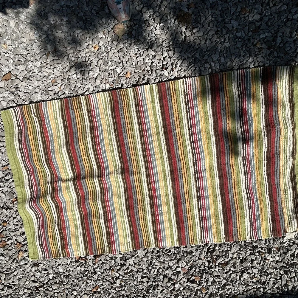 Pier 1 Imports Multicolor Striped Rug‎ 33